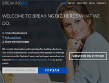 Tablet Screenshot of breakingbiz.net